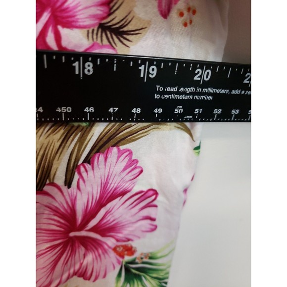 SSLR Button Up Hawaiian Shirt Hibiscus Medium M 100% Cotton new other Mens - Picture 6 of 9